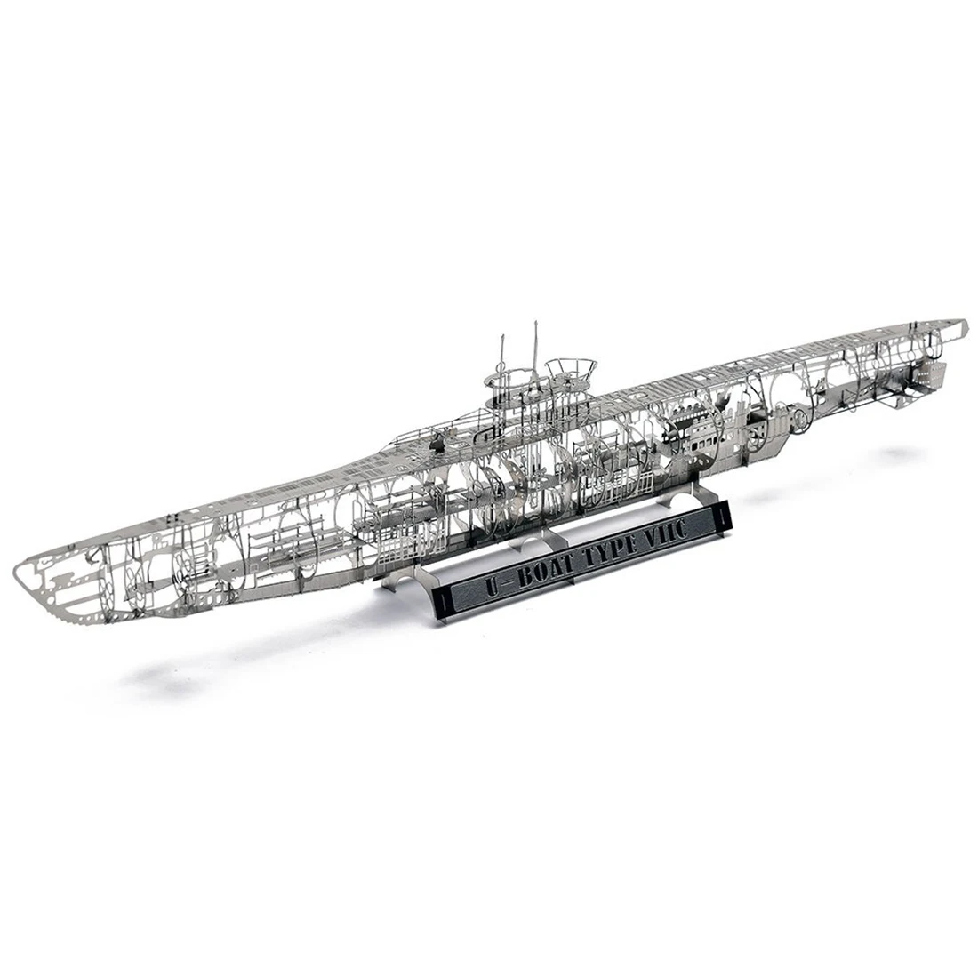 1/350 ponorky VIIC U-Loď Model Kit Ponorka Dekorace 3D Metal Shromáždění Modeldiy Model Sestavy Pro Děti, Dárky k Narozeninám 2020 1