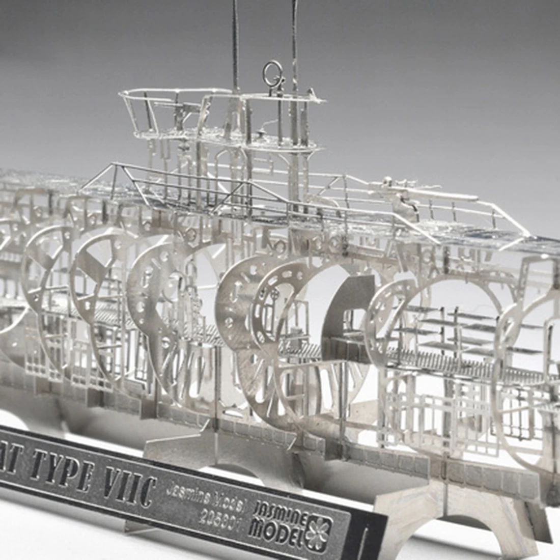 1/350 ponorky VIIC U-Loď Model Kit Ponorka Dekorace 3D Metal Shromáždění Modeldiy Model Sestavy Pro Děti, Dárky k Narozeninám 2020 5