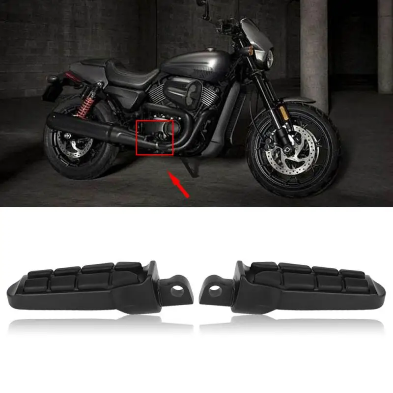 1 Pár Motocykl Nohy Kolíky Pedály nožní opěrky Samec Držák pro Harley Davidson Softail Dyna Sportst 0