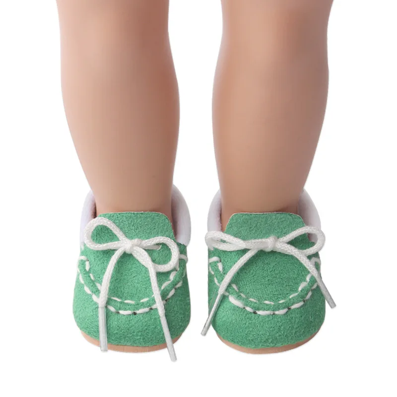 1 pár Nových Horké Boty pro Panenky Ploché boty pro 18 Palcový Naše Generace Panenku Příslušenství American Doll Girl Boty 0