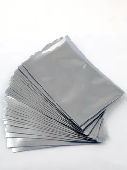 Velkoobchodní 100 ks Anti Statické Stínění Tašky 140 x 200 MM ESD Open-Top Semi Transparentní Vodotěsné