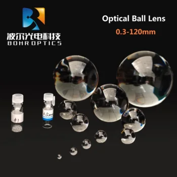 Vysoká Přesnost Optické Míč objektiv H-K9L(N-BK7) sklo led co2 laserový Dalekohled Optický Endoskop Objektivy