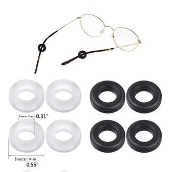 16 Párů Silikonové Anti-slip Kolo Brýlí Držáky Brýle, Nos Podložky Ušní Háčky Kombinace Sada Velkoobchod