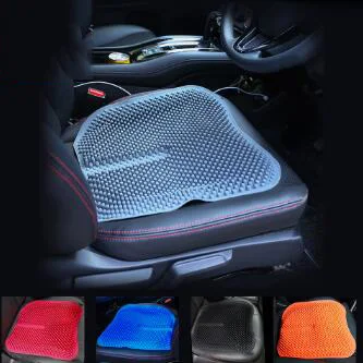 Módní 3D silikagel Prodyšné auto sedáku Protiskluzové měkké pohodlí, masáže, venkovní domů kancelářská Židle polštář Pad mat