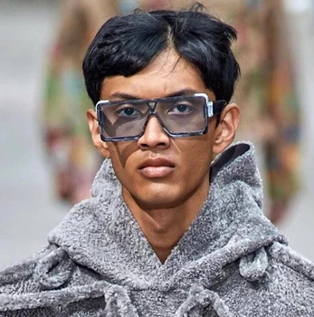 JackJad Módní Moderní Cool Náměstí Štít Styl sluneční Brýle Muži 2020 ins Populární Značky Design Sluneční Brýle Oculos De Sol ZE1258