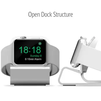 Hliníkové Chytré Hodinky, Nabíjecí Dock Stanice Pro Apple Watch Nabíječka Držák Dokovací Kolébka Držák Pro Hodinky 75 mm*52 mm*42mm