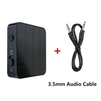 KN321 BT 5.0 Audio Přijímač Vysílač AUX RCA, 3.5 MM, 3.5 Jack, USB Hudba Stereo Bezdrátové Adaptéry Klíč Pro Auto, TV, PC Speaker