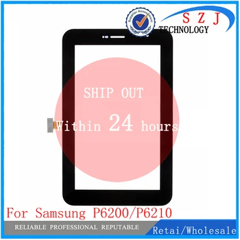 Nový 7 palcový Dotykový Displej Pro Samsung Galaxy Tab 7.0 Plus P6200/P6210 Digitizer Sklo Panelu Senzor Přední Čočky