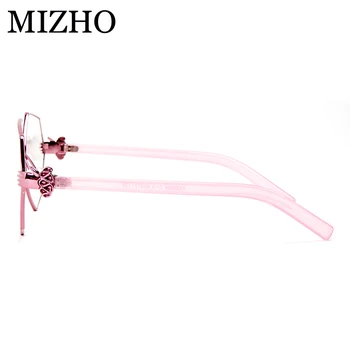 MIZHO Značka Designer Crystal Ornament nohy Superstar Brýle Ženy Vintage 2021 Módní Transparentní Brýle rám Luxusní