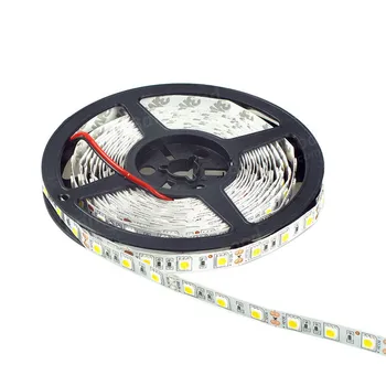 LED pásek 5050 DC12V Flexibilní LED Světlo 60 LED/m 5m/mnoho RGB 5050 Super Bright LED pásek.5m/mnoho Červená/Zelená/Žárovka//Teplé/Studené/RGB