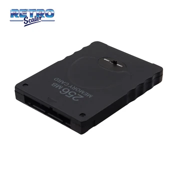 RetroScaler Černé a Bílé 256MB Prázdnou Paměťovou Kartu Uložit Herní Data Stick Modul pro PlayStation 2 PS2