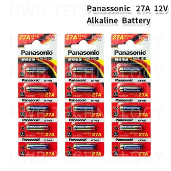 10ks Panasonic 27A A27 12V Alarm Dálkový Suché Alkalické Baterie 27AE 27MN Vysoká Kapacita Auto Remote Hračky Kalkulačka DoorBe