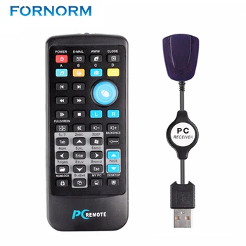 Fornorm Bezdrátové Fly Mouse USB, Dálkový Ovladač Smart Control pro PC, Video, Film, Hudbu s Hotkey