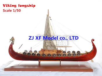 NIDALE Model Severní Evropě, v Klasické dřevěné plachetnice v měřítku 1/50 Viking lodě, modelu sestavy drakkar stavební sada