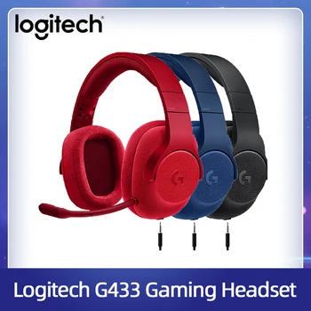 Logitech G433 7.1 Surround Gaming Headset Sluchátka DTS Sluchátka s Mikrofonem Nintendo Přepínač PS4 Xbox One tablety a mobilní