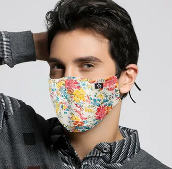 MUŽI, ŽENY Módní Bavlněné PM2.5 Anti mlha smog ústa Prachu Maska + * Aktivní uhlíkový filtr papírový * bakterie důkaz Chřipky Maska na Obličej