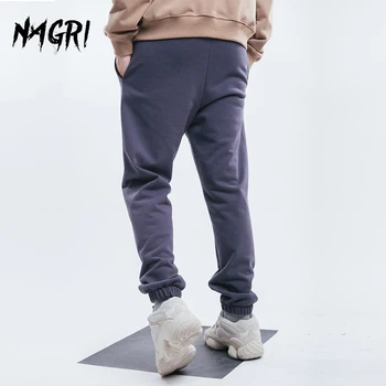 NAGRI Kanye Pánské Běžci Výšivky Dopis Tištěné Kalhoty Tepláky Hip Hop Streetwear Podzim Zima Volné Sportovní Ležérní Kalhoty