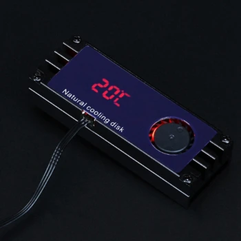 M2 SSD Chladič Chladnější Teploty OLED Digitální Displej M. 2 2280 NVME SSD Solid State Pevný Disk Chladiče Tepla