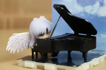 Anime Angel Beats! Tachibana Kanade Piano Ver PVC Akční Obrázek Sběratelskou Model panenka hračka 6cm