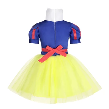 Princess Snow White Cosplay Šaty pro Dívku, Párty, Narozeniny Dětí Tylu TUTU Šaty dětské Dětské Oblečení
