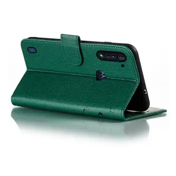 Xiaomi Poco X3 NFC Case pírko vzor Kožené Flip Card slot Silikonové nárazuvzdorný Zadní Kryt Pro Xiaomi Poco X3 NFC Telefon Případě
