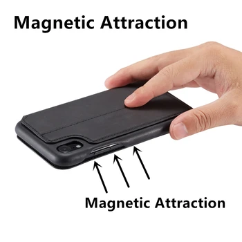Luxusní Magnetické přitažlivosti telefon pouzdro pro Samsung Galaxy A20, A20e A30 A30s A40 A50 A50s A70 obchodní retro Kožené pouzdro jednoduché