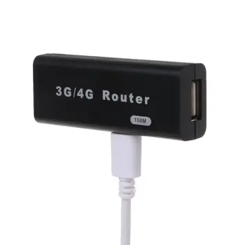 Mini Přenosné 3G/4G WiFi Wlan Hotspot AP Klient 150Mbps USB Bezdrátový Router nové