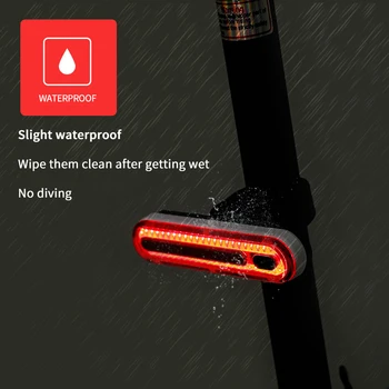 Kolo Vodotěsné zadní Světla Bike Zadní Světlo LED Ultra Světlé USB Dobíjecí Noční Jízdě Výstražné Světlo pro Všechny Kola