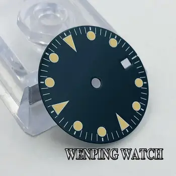 Bliger 28,5 mm sterilní hodinky vytáčení světélkující ciferník fit ETA 2836/2824 Miyota 8205 8215 821A Mingzhu DG2813/3804 pohybu