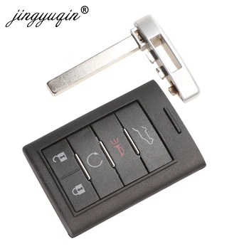 Jingyuqin Inteligentní Vzdálené Klíče od Auta 315/433MHZ Pro Cadillac SRX XTS DTS CTS 2010-NBG009768T 5 Tlačítko Smart Card Fob