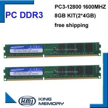 KEMBONA doprava zdarma DDR3 8GB 1600mhz (Kit 2,2 X 4GB DDR3 Dual Channel), PC3-12800 plně kompatibilní se všemi desce