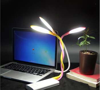 Mini 14 led 5V USB LED Světlo Přenosné Flexibilní Stůl stolní Lampa Noční světlo Pro Notebook Power Bank WC Camping Čtení Knihy Světlo