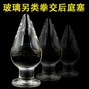 Velikost 16 cm*7,5 cm Extra Velký Anální Plug,Velký Transparentní Crystal Glass Butt Plug, Anální Hračky,Velké Anální Sex Hračky Pro Ženy