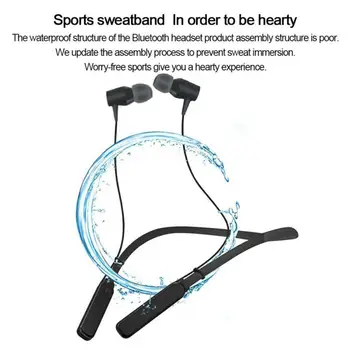 Magnetické Bezdrátové Bluetooth 5.0 Sluchátka Sport Běh Bezdrátový Bluetooth Headset Pro IPhone Huawei Hands Free