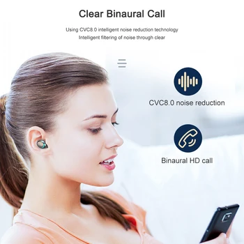 F9-5 bezdrátová sluchátka IPX7 Vodotěsné sluchátka Gaming Headset Funguje na všechny Android a iOS smartphony stereo Bluetooth Sluchátka