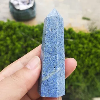 Přírodní Vzácný Modrý Avanturin bod léčení crystal kamenný obelisk pro domácí dekoraci