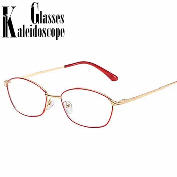 Modré Světlo Blokování Brýle na Čtení Ženy, Anti-únava Presbyopie Brýle Módní Kovové Dalekozrakosti Brýle Dioptrické +1.5 +2 +2.5
