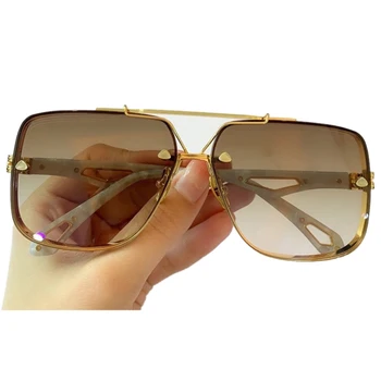 Značka Zrcadlo sluneční Brýle Pro Ženy S Velké Náměstí Sluneční Brýle Pro Dámy, UV400