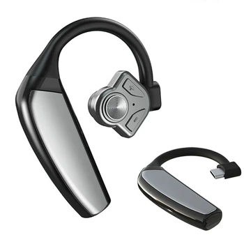 B1 Bluetooth Sluchátka na potlačení Hluku ušní háček Bluetooth headset Bezdrátové sluchátko 270mAh náhradní baterie ovládání hlasitosti