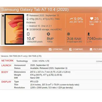 Hybridní Brnění Pouzdro Pro Samsung Tab A7 T500 T505 Heavy Duty Nárazuvzdorný Kryt Pro Tablet Samsung Galaxy Tab A7 10.4