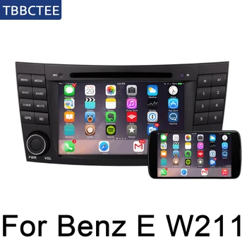 Pro Mercedes Benz Třídy E W211 2002~2009 NTG Auto, Multimediální Přehrávač, Android Auto Rádio Stereo GPS Navigace, Bluetooth, wi-fi Audio