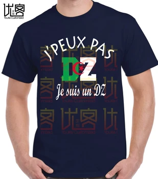 Pánské t-shirt dz Alžírsko může 2019 jpeux nejsem dz!