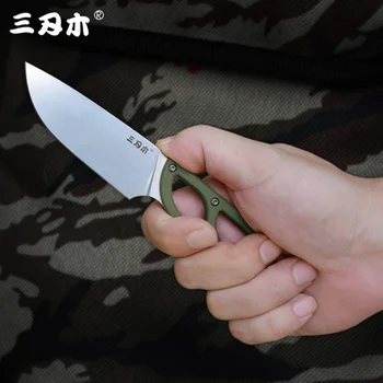 Sanrenmu S628 Pevný Nůž 8cr14Mov Čepel G10 Rukojeť venkovní dárek camping přežití taktické lov, bushcraft nůž S K Pláště