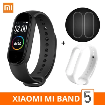 Xiaomi Mi Band 5 Chytrý Náramek AMOLED Displej Vodotěsné Miband 5 Smartband Fitness Telefon Bluetooth Sportovní Chytré Kapely