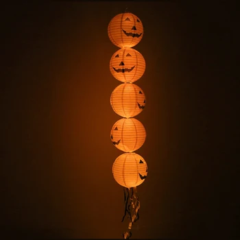 4ks Halloween Dýně Lucerny LED String Světla Svátek Halloween Vánoční Večírek, Zahradní Dekorace, Lucerny Světlo