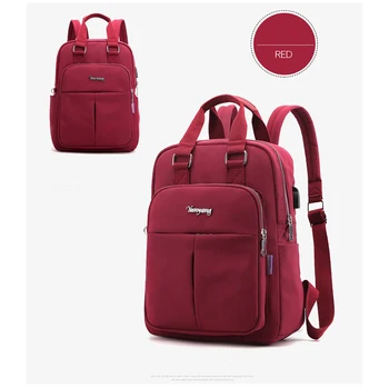 2020 Nový batoh žena Školní tašky, Dívky, Notebook Batohy, Růžová Muži USB Nabíjení Bagpack Pro kluky, Dospívající mochila escolar