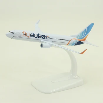 16cm 1:400 Měřítku Letadla Boeing 737 B737 Dubai Airlines, Flydubai Kovové Letadlo Model Letadla Model Sběratelskou Dekorace