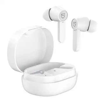 SOUNDPEATS Q Bezdrátová Sluchátka Bluetooth 5.0 in-Ear Bezdrátové Nabíjení Sluchátka s 4-Mic, 10mm Ovladač, Dotykové Ovládání, USB-C Charge