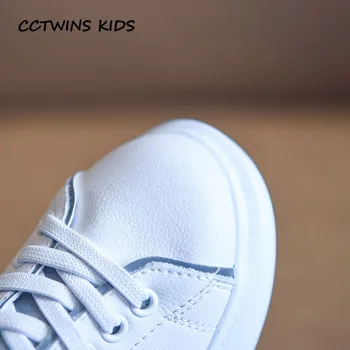 CCTWINS Děti Boty 2019 Jaře Chlapci Módní Sportovní Tenisky Děti Originální Kožené Trenér Babys Dívky Ležérní Boty FC2532