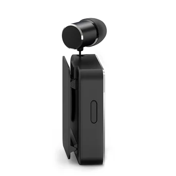 Fineblue F1 pro Bluetooth 5.0 Sluchátka Clip-on Kabelové Zatahovací Sluchátka Bezdrátový Hudební Headset Vibrační vyzvánění Hands-free Mikrofon